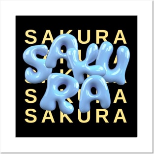 Sakura Le Sserafim 3D Posters and Art